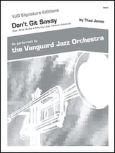 Don't Git Sassy Jazz Ensemble sheet music cover